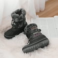 thumbnail image 4 of Dream Pairs Botas de nieve de invierno de media pantorrilla a la moda para niños y niñas para niños pequeños/niños pequeños/niños grandes KRIVER-3 Dream Pairs Dream Pairs KRIVER-3, 4 of 5