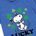 thumbnail image 3 of Peanuts - Lucky Can Be - Toddler and Youth Short Sleeve Graphic T-Shirt, 3 of 6