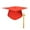 Red, variant on 2025 Graduation Cap 9.4x4.7in | Adjustable Mortarboard with Year Tassel | Bachelor's Degree Hat for Adults/Kids Ceremony Photo Props (0.18lb)