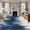 Blue, variant on 6'x9' Area Rugs, Navy Blue Ombre Forest Indoor Outdoor Area Rug for Living Room Bedroom, Watercolor Abstract Art Tree Washable Bathroom Rugs Kitchen Floor Carpet Mats Home Decor Aesthetic