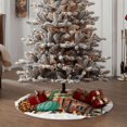 thumbnail image 4 of Fotbe Happy Fall Y'All Pattern Christmas Tree Skirt, Tree Skirts Plush Christmas Decorations, Christmas Tree Skirts Xmas Decorations Holiday Party Decor-30", 4 of 6