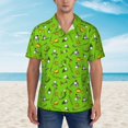 thumbnail image 2 of Balery golf Sport club Print Men's Hawaiian Shirts Short Sleeve Beach Shirt Relaxed Fit Vacation Button Down Shirts,XX-Large, 2 of 7