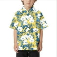 thumbnail image 1 of Chemise Décontractée de Plage pour Enfants Confortable Tendance Commerce Extérieur Col Boutonné Manches Courtes, 1 of 3
