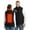 Black, variant on Herrnalise Heated Vest USB Intelligent Constant Temperature Heated Windproof Plus Size Coat For Men And Winter 2 Areas Heated Jacket Coat Gifts for Women