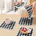 thumbnail image 5 of Black White Plaid Pot Holders for Kitchen Heatproof Potholder, 3 Pack Gradient Geometric Buffalo Checkered Hot Pads Multipurpose Oven Pads Cloth Potholders Trivet for Cooking Baking, 5 of 8