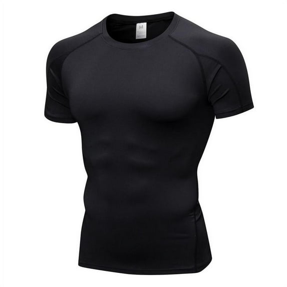 T Shirt for Men Summer Mens Short Sleeve Quick Dry Breathable Workout T Shirt Men Tee Tops Solid