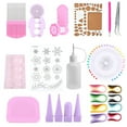 thumbnail image 4 of Bricolaje Papel Quilling Herramientas Kits Tiras Craft Rolling Sets para Quilled Creations Principiante con Multi Tools ANGGREK Otros, 4 of 8