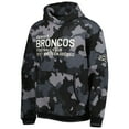 thumbnail image 2 of Men's The Wild Collective Black Denver Broncos Camo Pullover Hoodie, 2 of 3