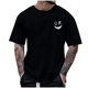thumbnail image 1 of Camisetas de Cuello de la Tripulación de los Hombres de Poliéster Impreso en Seco Rápido, Cuello Redondo de Corte 3D para Gimnasio, Carrera, Ciclismo Y Ocasional, 1 of 4
