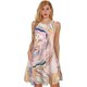 thumbnail image 2 of Vestido playero de verano para mujer, camiseta sin mangas con estampado floral y bolsillo, 2 of 5