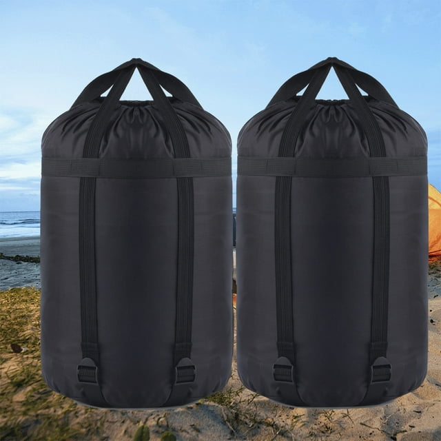GOGHOST Compression Stuff Sack, 20L/45L Sleeping Bag Cover Sack Sleeping Bags Storage Stuff Sack Organizer - Great Sleeping Bags Clothes Camping Hiking Backpacking