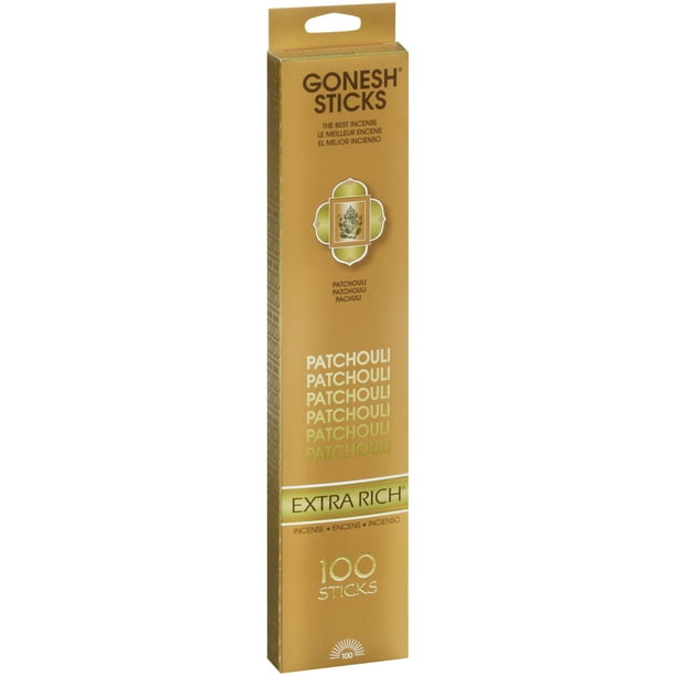 Gonesh® Extra Rich® Patchouli Incense Sticks 100 ct