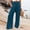 Blue, variant on Baqcunre Linen Pants Linen Pants For Women High Waisted Wide Leg Loose Fit Palazzo Pants Beach Trendy Trouses With Pockets Womens Sweatpants Women'S Pants Army Green L