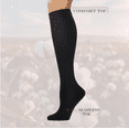thumbnail image 5 of SOMER 3 Pairs Compression Socks for Women & Men Knee High Socks is Best Support for Running, Travel and Cycling, Black, 5 of 7