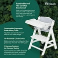 thumbnail image 5 of Open Box hauck Alpha+ Grow Along Adjustable Wooden Highchair, Beechwood, White, 5 of 12