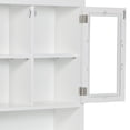 thumbnail image 4 of Gatsby 28 inch H x 24 inch W Double Door Wall Bath Cabinet in Pure White, 4 of 10