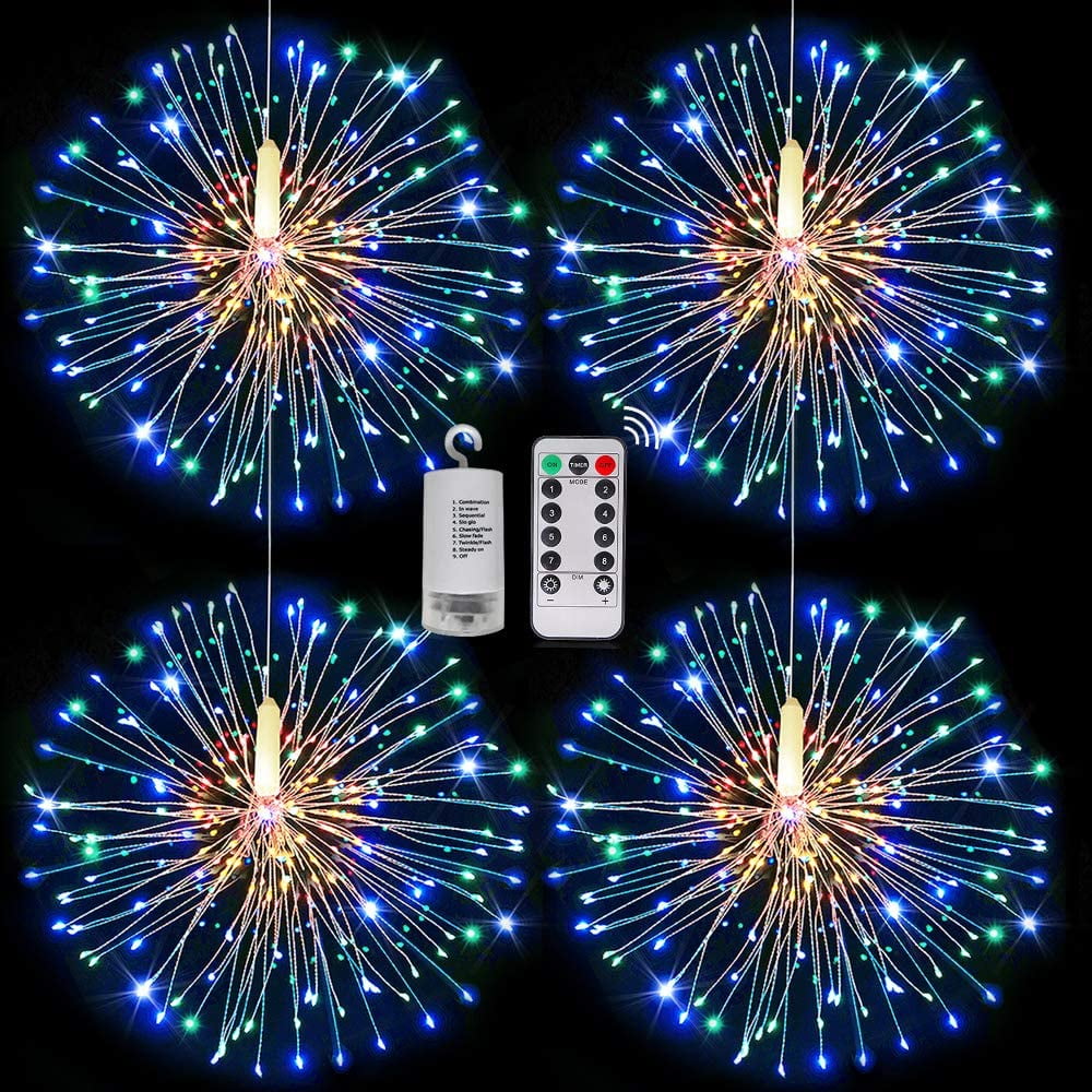 Firework 180 LEDS Copper Fairy Wire String Lights Remote Control Christmas Decor 
