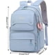 thumbnail image 2 of Mochila informal para adolescentes, ideal para la escuela secundaria, para uso diario, para portátil (n.° 1, azul, 26 litros), 2 of 5