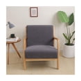 thumbnail image 4 of Stretch Recliner Slipcover Sofa Slipcover, Armless Chair Cover Sofa Covers Recliner Chair Cover Washable Jacquard Furniture Protector-Rubber powder, 4 of 8