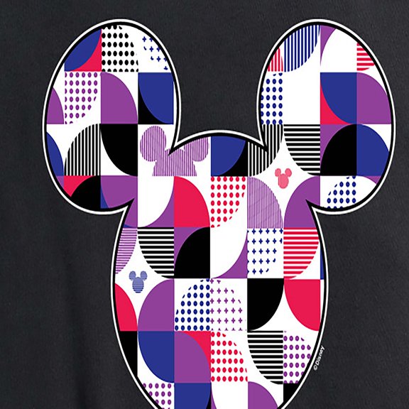 Mickey & Friends - Mickey Head Solid Geo - Women's Short Sleeve Graphic T-Shirt