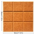 thumbnail image 2 of Felt Board Tile Decorative Square Bulletin Board Notice Tile Pin Board Decor, 2 of 10
