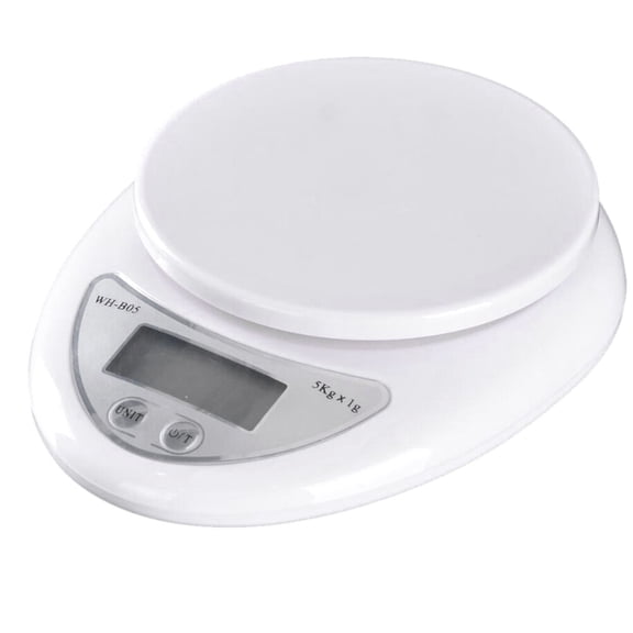 GETAJGHSD White Household Electronic Food Scale with High Precision Sensors for Accurate and Weighing