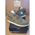 thumbnail image 1 of Ni - ke Ni - ke Air Jordan 1 Mid Olive Canvas Men’s Size 8 Green White BQ6579-300, 1 of 5