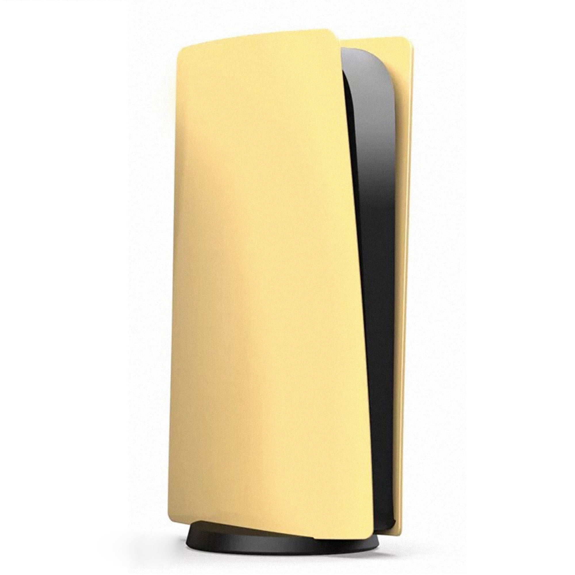 Mytrix PS5 Faceplates for PlayStation 5 Disc Edition Yellow, Anti-Scratch Replacement Protective ABS Hard Shell