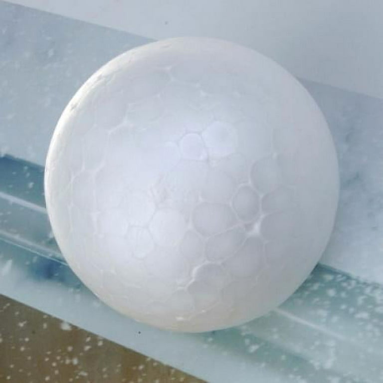 Foam Balls Bulk - 10 Pack Large White Polystyrene Foam Ball for