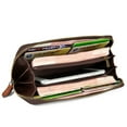 thumbnail image 4 of TAZAG genuine leather clutch bag head layer cowhide men and women large capacity long wallet retro clutch bag color mobile phone bag, 4 of 7