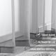 thumbnail image 4 of Cortinas Translucidas, Ligero Vertical Cortinas con Bolsillo para Barra, Equilibrar La Privacidad y La Luz, Cortinas Transparentes para Recamara y Sala, 2 Paneles (Gris), 4 of 4