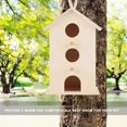 thumbnail image 4 of Casa De Pájaros Especialmente Diseñada, Casa De Pájaros Colgante, Nidos De Jardín A Prueba De Humedad Para Pájaros Al Aire Libre Cergrey Bird Nests, 4 of 8