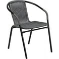 thumbnail image 2 of Gray Rattan Indoor-Outdoor Stack Chair, 2 of 5