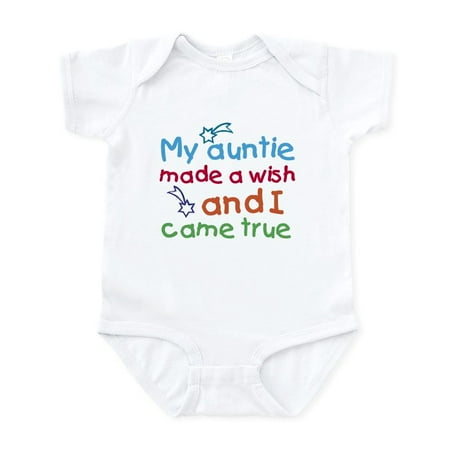

My Auntie Made A Wish Infant Bodysuit - Baby Light Bodysuit