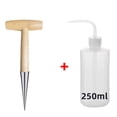 thumbnail image 2 of Fesfesfes Hand Dibber Garden Tool,Planter Tool with Wood Handle for Sowing for Planting Steel Garden Dibber,Transplanting Plants,Planting Bulb,Digging, 2 of 9