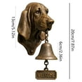 thumbnail image 4 of Biyua Home Decor Animal Welcome Dog Bell Doorbell (Bassett Hound) Beige,25x16cm, 4 of 8