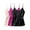 Black/Champagne/Rose Red, variant on 3 Pack: Womens Silk Satin Tank Top V Neck Camisole Cami Spaghetti Strap Top Loose Sleeveless Blouses Tank Shirt
