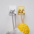 thumbnail image 4 of Ganchos de pared autoadhesivos, soporte para llaves de puerta, colgador de ropa, Toalla de baño, estante de almacenamiento de cocina, organizador de bolsas, 4 of 5