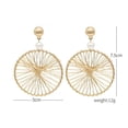 thumbnail image 3 of Kiplyki Fashion Ethnic Dream Catcher Earrings Exquisite Hand-wound Round Earrings, 3 of 8