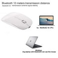 thumbnail image 3 of Souris Sans Fil avec Bluetooth Silencieuse, Souris d'Ordinateur Mince Rechargeable pour Windows Notebook, Mac Portable Blanc, 3 of 8