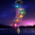 thumbnail image 1 of SolarHummingbirdWindChimeLightLEDChristmasButterflyLightGardenSolarWindChimeLightLandscapeLightGardenLight, 1 of 5