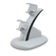 thumbnail image 1 of Cargador de controlador PS4 Cargador de controlador Playstation 4 Soporte de estación de acoplamiento de carga. Estación de carga rápida USB dual e indicador LED para controlador PS4-blanco Adepaton 2033325, 1 of 9