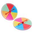 thumbnail image 4 of CIMAXIC Jeu de Société 2 Pcs Roulettes de Jeu Mathématiques Vierges avec Flèches Rotatives en Plastique Prix de Spinning pour Activités de Fête en Classe et Réunions de Famille, 5.91"X5.91"X0.59 Pouces, 4 of 4