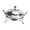 Silver, variant on jicheng Buffet Food Warmer Portable Cookware Alcohol s for Travel Picnic