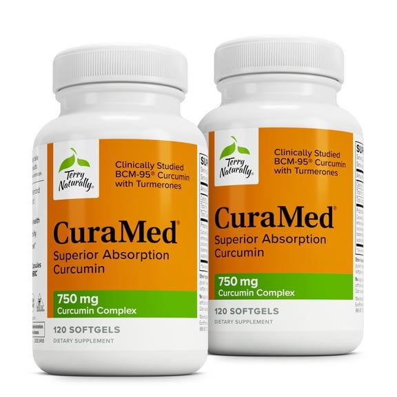 Terry Naturally CuraMed 750 mg - 120 Softgels (Pack of 2)