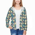 thumbnail image 3 of Cauagu Eggs Toast Bacon And Arugula Print Sun Protection Jacket for Teen,Full-Zipper Long Sleeve Sun Shirts with Pockets UV Hoodie Shirts Outdoor Athletic Jacket-X-Large, 3 of 7