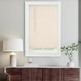 thumbnail image 2 of Premium Vinyl Blind, Room Darkening, Cordless, 54" Wide x 60" Long, Alabaster - Horizontal Window Blinds for Interior, Door Blinds - Camper Blinds,  Slat Size, 2 of 7