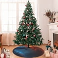 thumbnail image 7 of Yiaed Red And Blue Fire Dragon E Print Christmas Tree Skirt , Tree SkirtsTree Mat for Christmas Winter Holiday Indoor Decorations-48", 7 of 7