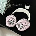 thumbnail image 2 of Cute Cartoon Beautiful Stars pattern design Case for AirPods Max Headphones,Soft TPU Skin Anti-Scratch for Women Girls,Cover for AirPods Max (Black), 2 of 8