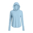 thumbnail image 4 of Mittory Women's Sun Shirt Hoodie Rash Guard Long Sleeve SPF UV Protection T-Shirts UPF 50+ Hiking Quick Dry Lightweight, 4 of 7